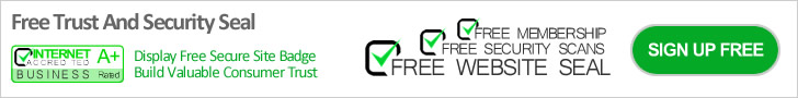 Sign Up For Free Trust And Website Security Seal