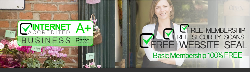 Free Memberships, Free Security Scan, Free Web Trust Seal